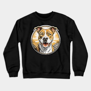 American Staffordshire Terrier dog Crewneck Sweatshirt